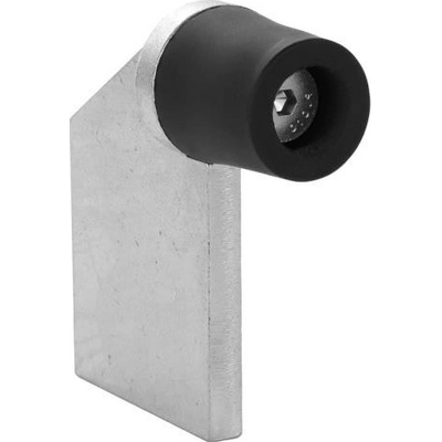 CAIS Spodný doraz brány navarovací ES-50 pozinkovaný, výška 122 mm