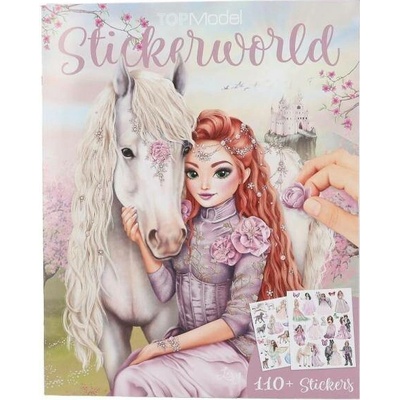 Kreativní sešit Top Model Stickerworld 110 samolepek kexy s koníkem