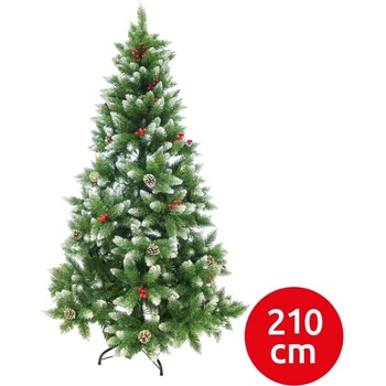 EUROLAMP Коледна елха snowy 210 см бор (eu0208)