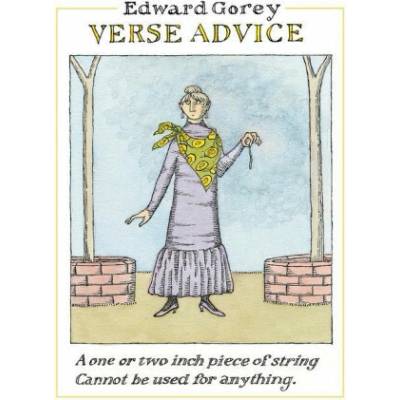 Edward Gorey: Verse Advice Boxed Notecards