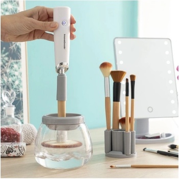 InnovaGoods Automatický čistič a sušič štetcov na make-up Maklin