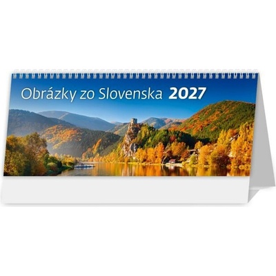 Stolový stĺpcový 30,1x15 cm Obrázky zo Slovenska 2027