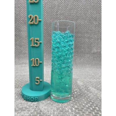 Skleněná váza válec 6x20 cm – Hledejceny.cz