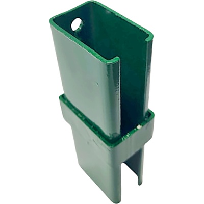 Nadstavec hranatého plotového stĺpiku 60x40 mm, zelený
