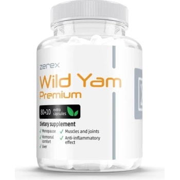 Zerex Wild Yam Premium 80 + 10 kapslí