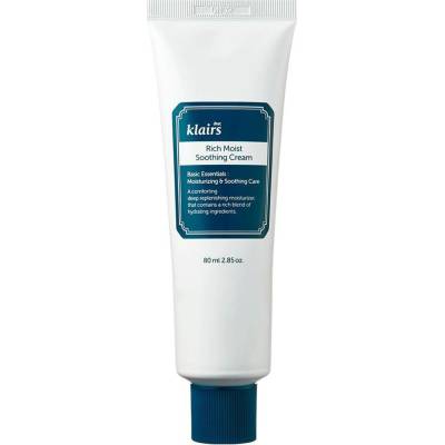 Dear, Klairs Rich Moist Успокояващ крем за лице, 80 ml