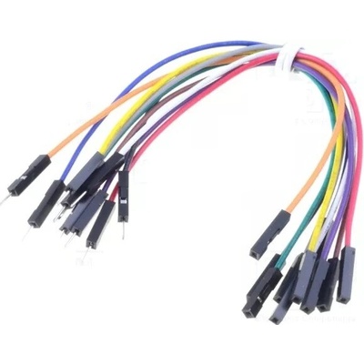MIKROE Prepájací kábel; PIN: 1; 10ks; 150mm