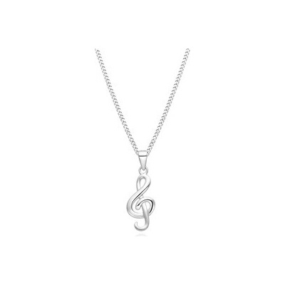 Nubis® Stříbrný náhrdelník houslový klíč NB-2429