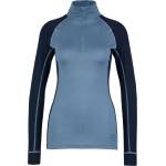 Stoic Дамско мериносово термобельо Stoic Women's Merino240 BengtSt. Half Zip Merino base layer - Ocean Blue / Dark Navy (115-2393-0413)