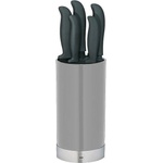 KELA Комплект ножове за готвене KELA Acida 5 бр със сива поставка (1034)