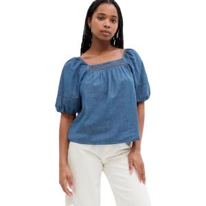 GAP V-ss denim синьо xxs (658442-00)