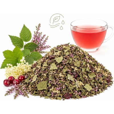 QuickTea Odvodnění s brusinkou bylinná směs 100 g