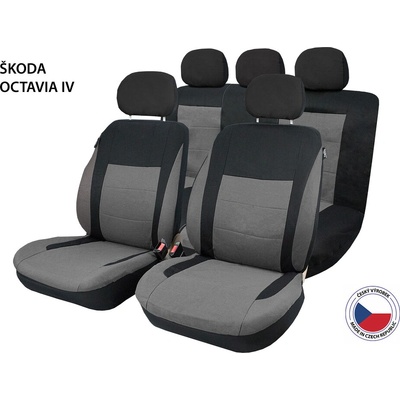 Autopoťah Cappa Perfetto SL Škoda Octavia IV černá/šedá