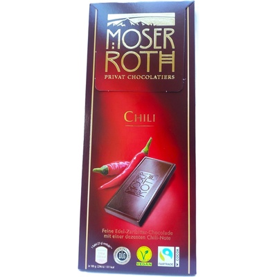 Moser Roth Chilli hořká s decentním nádechem chilli 125 g