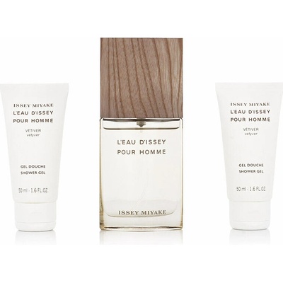 Issey Miyake L'Eau d'Issey Pour Homme Vétiver toaletní voda Intense 50 ml + SG 2 x 50 ml pánská