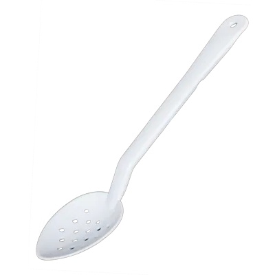 Horecano Лъжица за сервиране с дупки 28cm. БЯЛА (JW-P-015) (0194191)