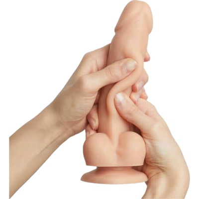 Strap-on-me S dvojvrstvové realistické dildo s nožičkami prírodné