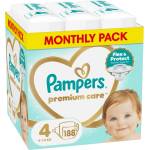 Pampers Пелени Pampers Premium Care - Размер 4, 9-14 kg, 188 броя (1100051057) - baby