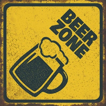 Ceduľa Beer Zone