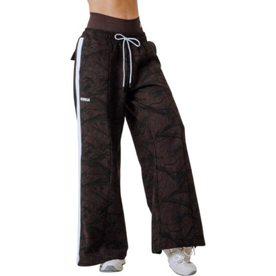 NEBBIA Oversized tepláky POWER Camo tmavé