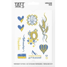 TATTonMe Vodeodolné dočasné tetovačky Ukrajina mix