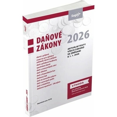 Daňové zákony 2026 - Sagit