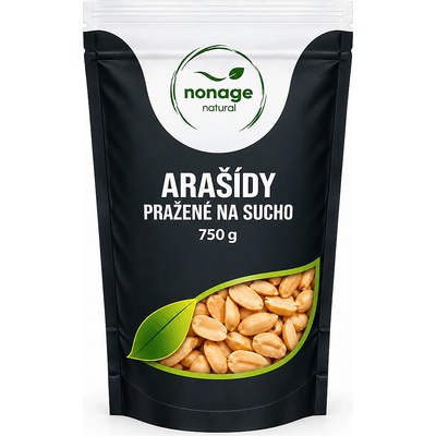 NONAGE Arašidy pražené na sucho 750 g