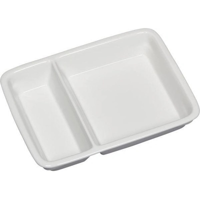 Gastro Talíř hranatý dvoudílný 2/3 + 1/3 23,2x17,6 cm