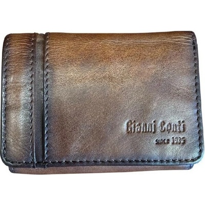 Gianni Conti peněženka kožená unisex koňaková 4068101 TAN
