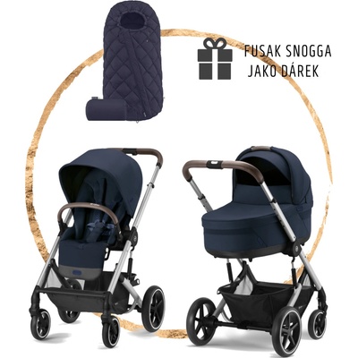 CYBEX Balios S Lux + Cot S Lux 2024 Ocean Blue Silver Frame CYBEX Balios S Lux + Cot S Lux 2024 Ocean Blue Silver Frame – Zbozi.Blesk.cz