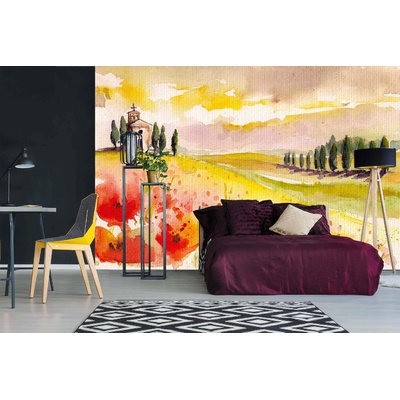 DIMEX ART Самозалепваща се флизелинова фототапета картина - кипариси 375 x 250 см