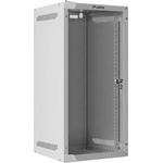 Lanberg rack cabinet 10" wall-mount 12U/280x310 for self-assembly with glass door grey (flat pack) (WF10-2312-10S) - TechnoGear