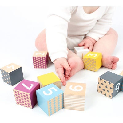 Bigjigs Toys didaktické kocky s číslami
