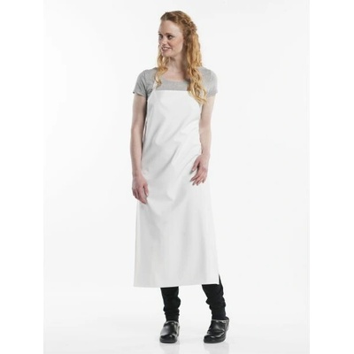Chaud Devant Kuchářská zástěra s náprsenkou Waterproof White White
