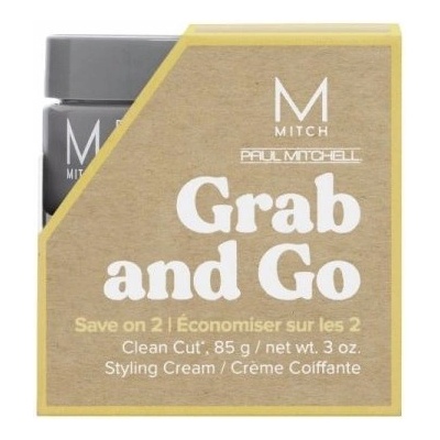 Paul Mitchell Grab & Go Mitch Clean Cut Stylingový krém 2 x 85 ml