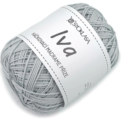 Háčkovací příze macrame Iva na tašky 75 g Varianta: 7 modrá ledová, Balení: 1 ks 62467/162714/290325