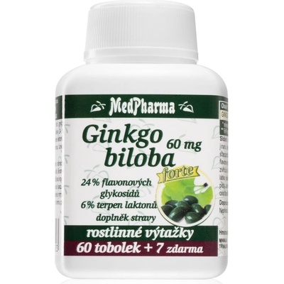 MedPharma Ginkgo biloba 60 mg Forte 67 tablet – Zboží Mobilmania