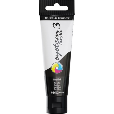 Daler-Rowney System3 АКРИЛНА боя Mars Black 59 ml 1 бр (129059036)