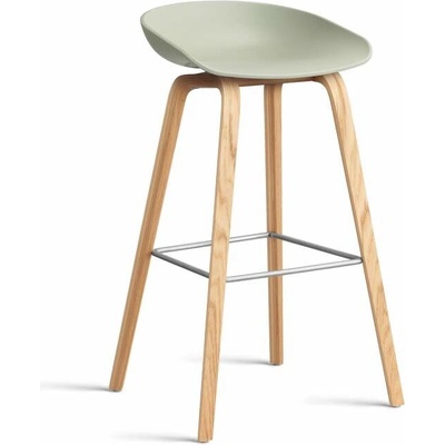 Hay AAS 32 High lacquered oak veneer / pastel green