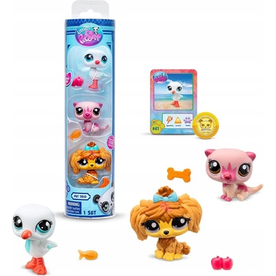 TM Toys Littlest Pet Shop 3 figurky – Zboží Dáma