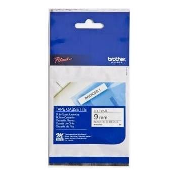 Brother M-K221BZ, 9mm x 8m, черен печат/бял фон, оригинална лента (MK221BZ)