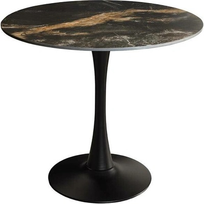Interior DE Bistro stůl LYON AURORA ORO 80 cm keramika jS46865