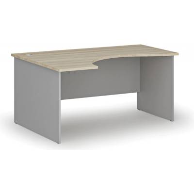 B2B Partner PRIMO GRAY 160x120 cm levý šedá/dub přírodní 6131831