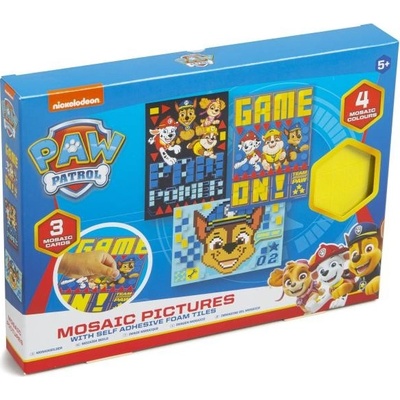 Paw Patrol mozaika 4 pěnové nálepky