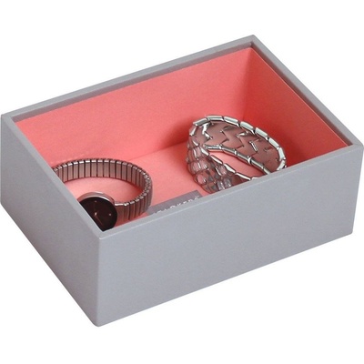 Stackers Ковчеже за бижута Stackers отварящо се минi сиво-коралово (73541)