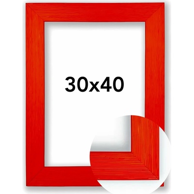 Fotorámeček Lenna Rozměr: 30 x 40 cm, Barva: Oranžová, Typ zasklení: Plexi