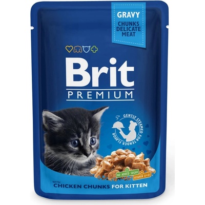 Brit Premium Cat Kitten Chicken Chunks 100 g – Zbozi.Blesk.cz