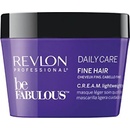 Vlasová regenerácia Revlon Be Fabulous Lightweight Mask lehká výživná maska pro jemné vlasy 200 ml
