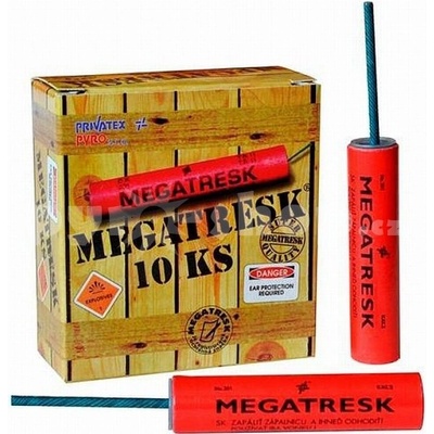 Petardy Megatresk se zápalnicí 10 ks