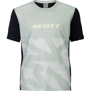 Scott Детска фланелка с къс ръкав за колоездене Scott Kid's Tee Vertic Delta S/S Cycling jersey - Spray Grey - размер M (756-0260-0312)